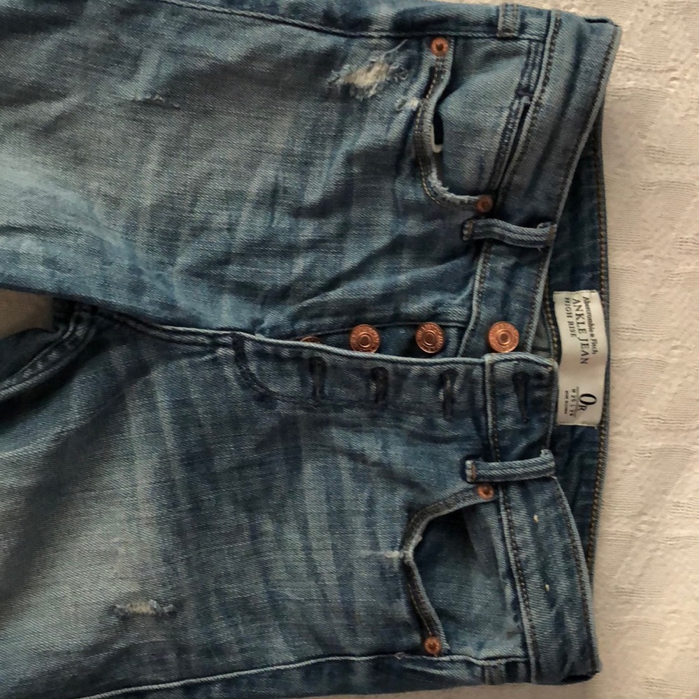 High rise stretch jean